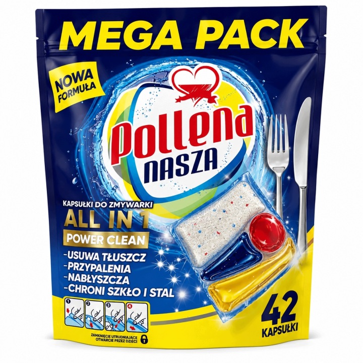 Pollena Kapsułki do zmywarki 42 szt.